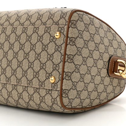 Gucci GG Supreme Monogram Blind for Love Embroidered Medium Boston Beige Tuscany 11 of 11