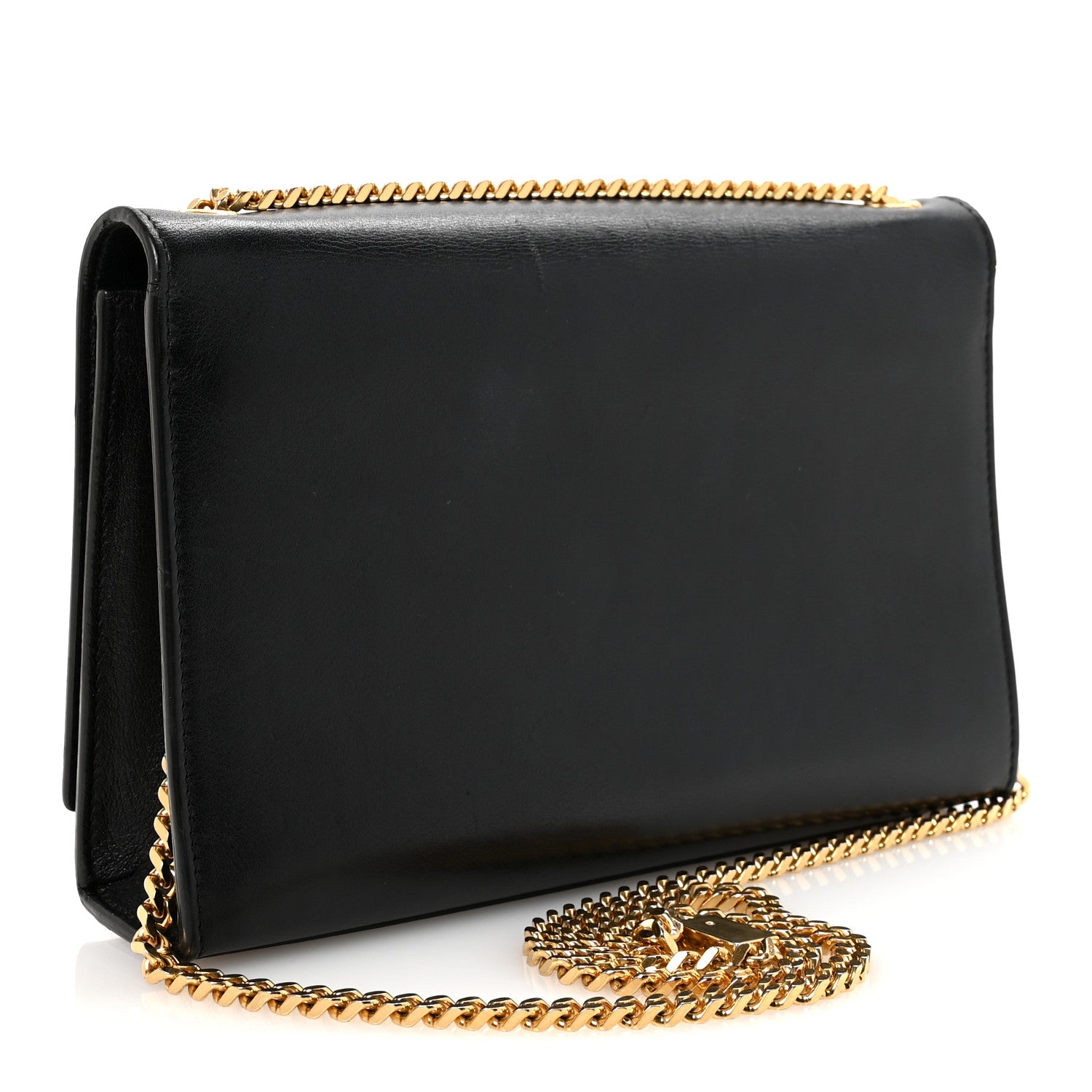 Saint Laurent Lambskin Medium Cloud Star Monogram Kate Satchel Black 4 of 17