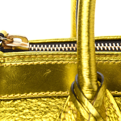 Burberry Prorsum Metallic Calfskin Medium Blaze Satchel Gold 11 of 15