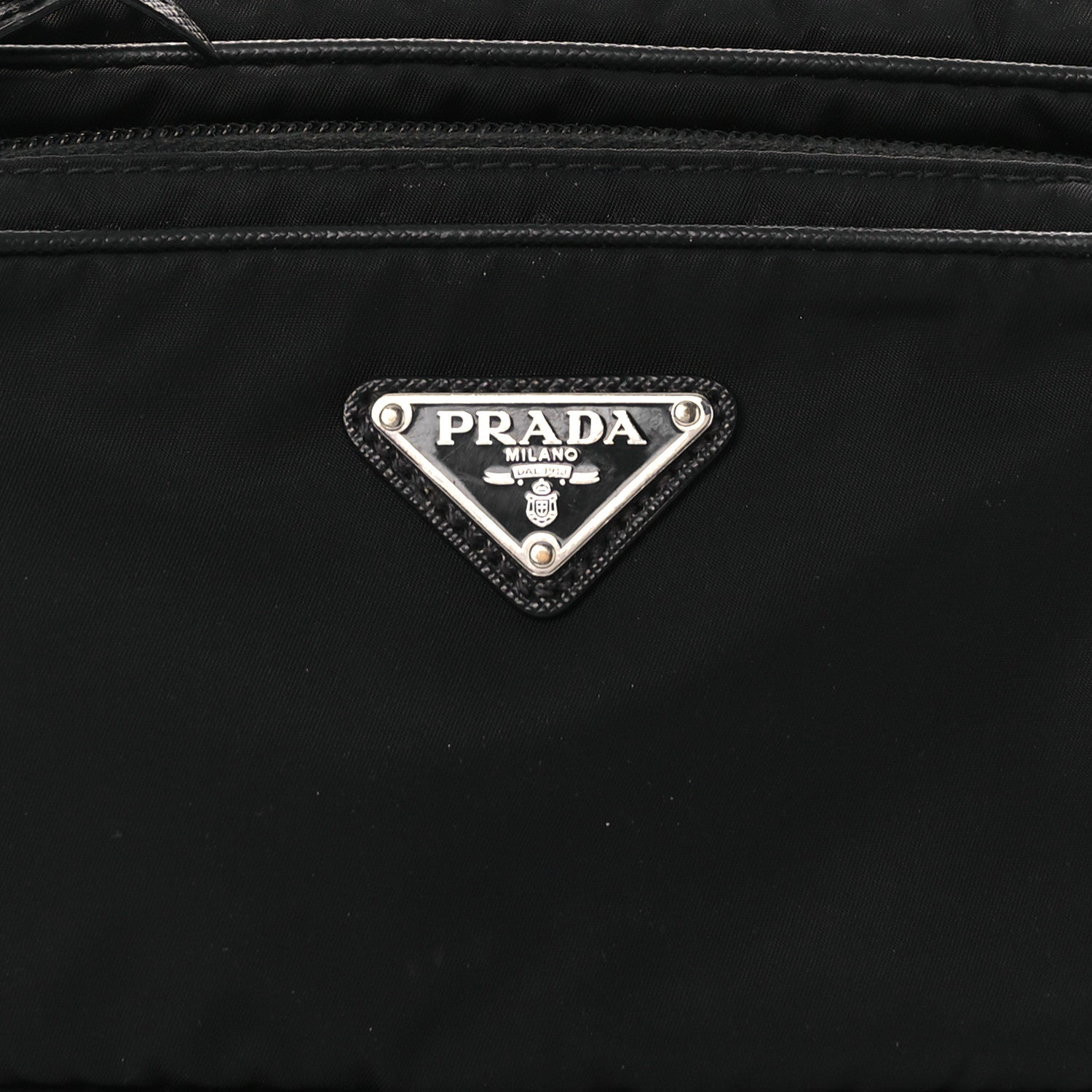 Prada Re-Nylon Saffiano Belt Bag Black Black 8 of 13