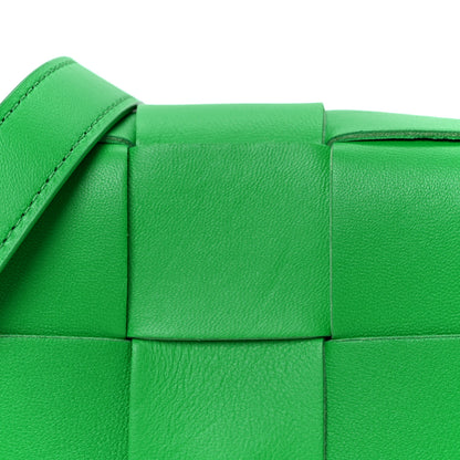 Bottega Veneta Lambskin Maxi Intrecciato Extra Mini Cassette Crossbody Bag Parakeet 6 of 8