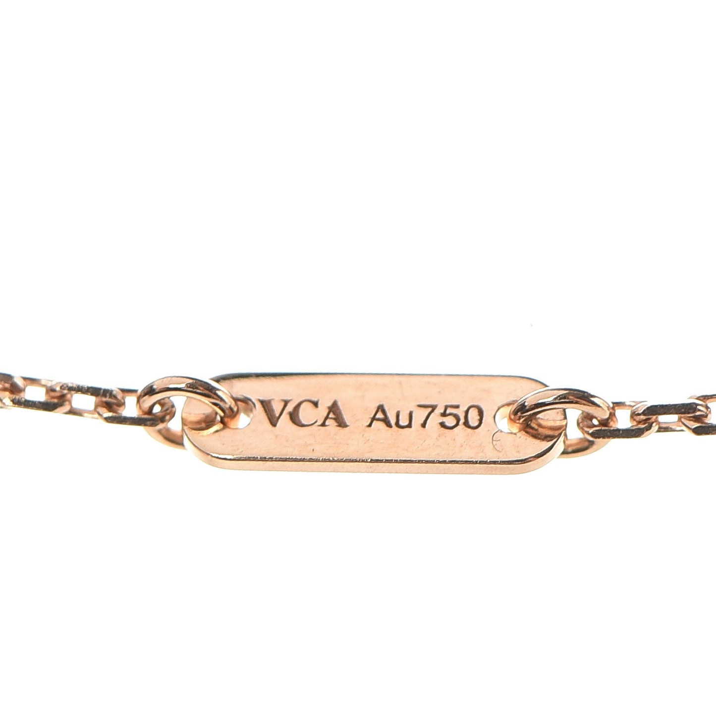 18K Rose Gold Sweet Alhambra Pendant Necklace