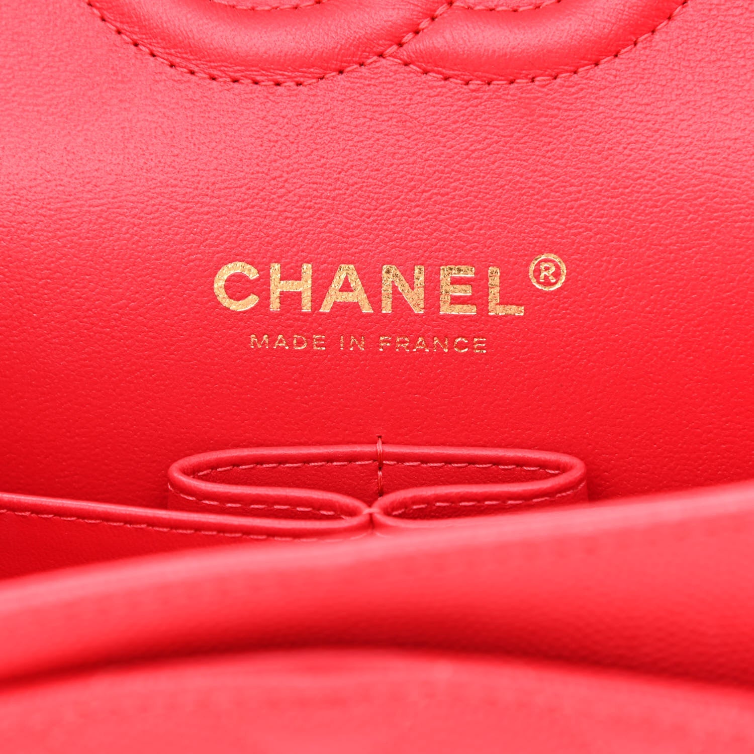 Chanel Caviar Quilted Medium Double Flap Red 6 of 12