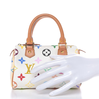 Louis Vuitton Monogram Multicolor Mini Sac HL Speedy White 2 of 13