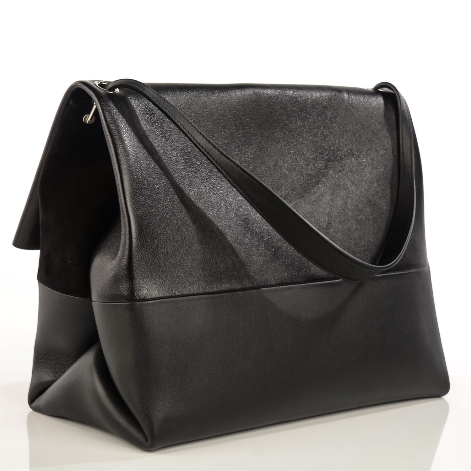 Celine Baby Calfskin All Soft Shoulder Bag Black 4 of 9
