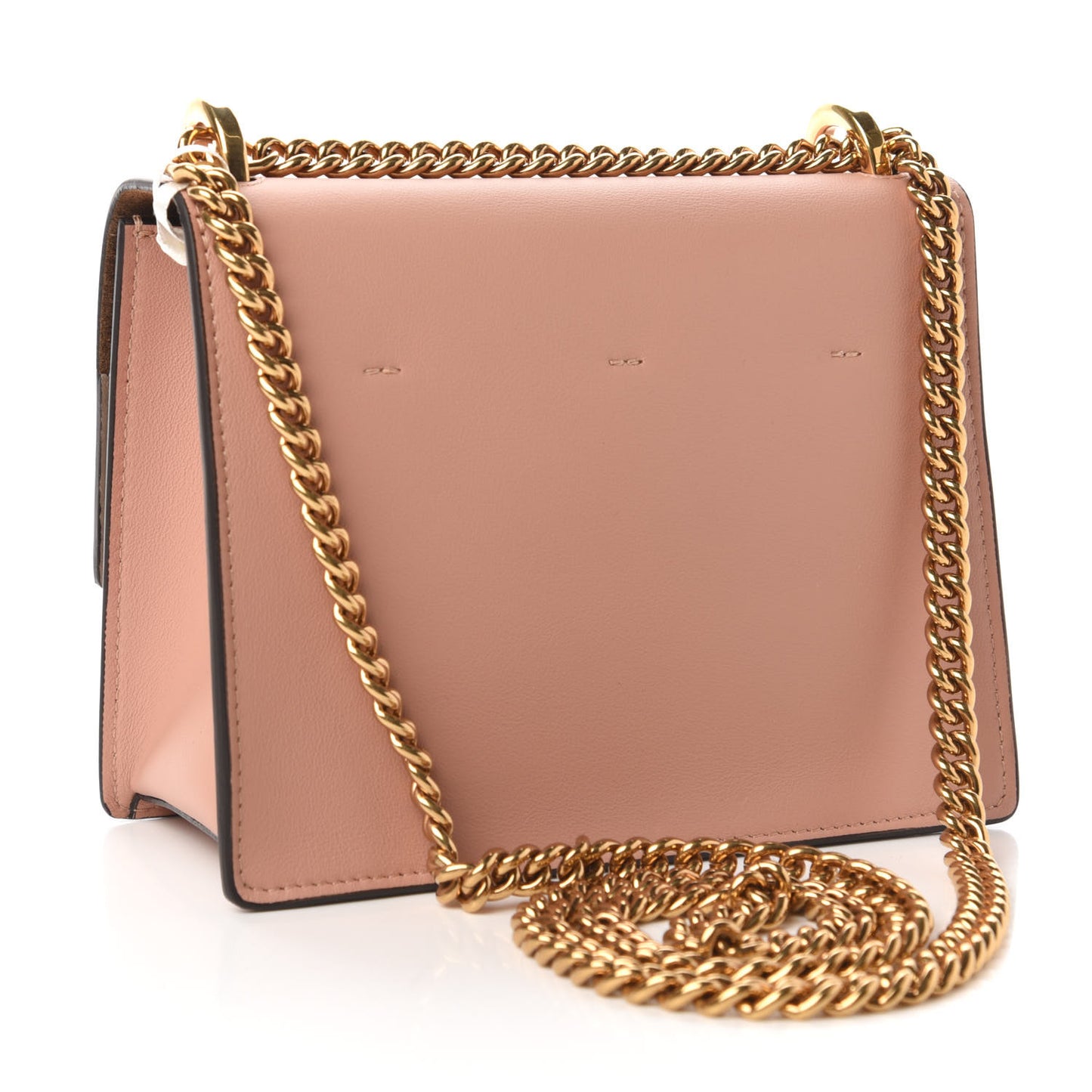 Vitello Grace Matte Small Kan U Shoulder Bag Rosa Bourbon