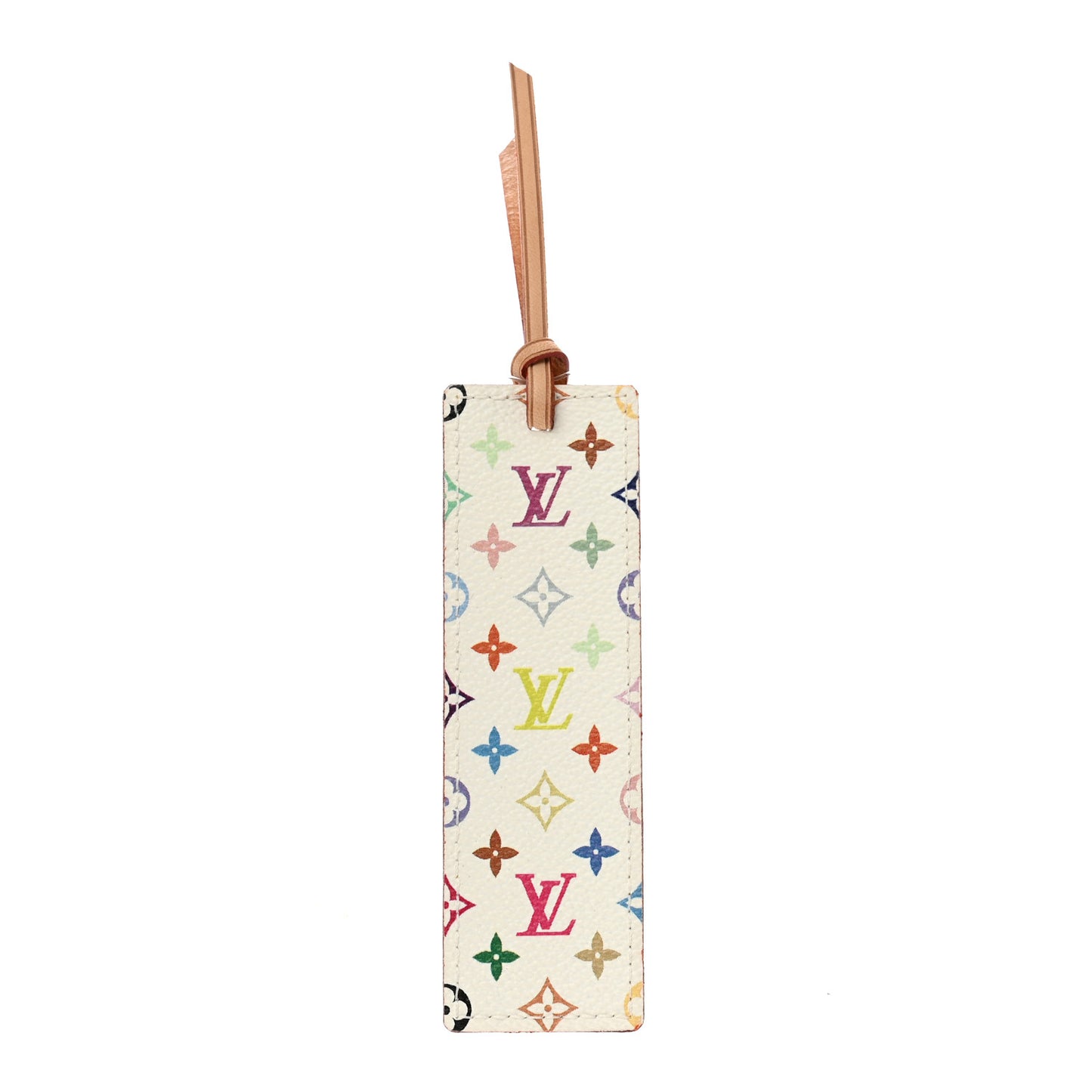 Monogram Multicolor Bookmark VIP White