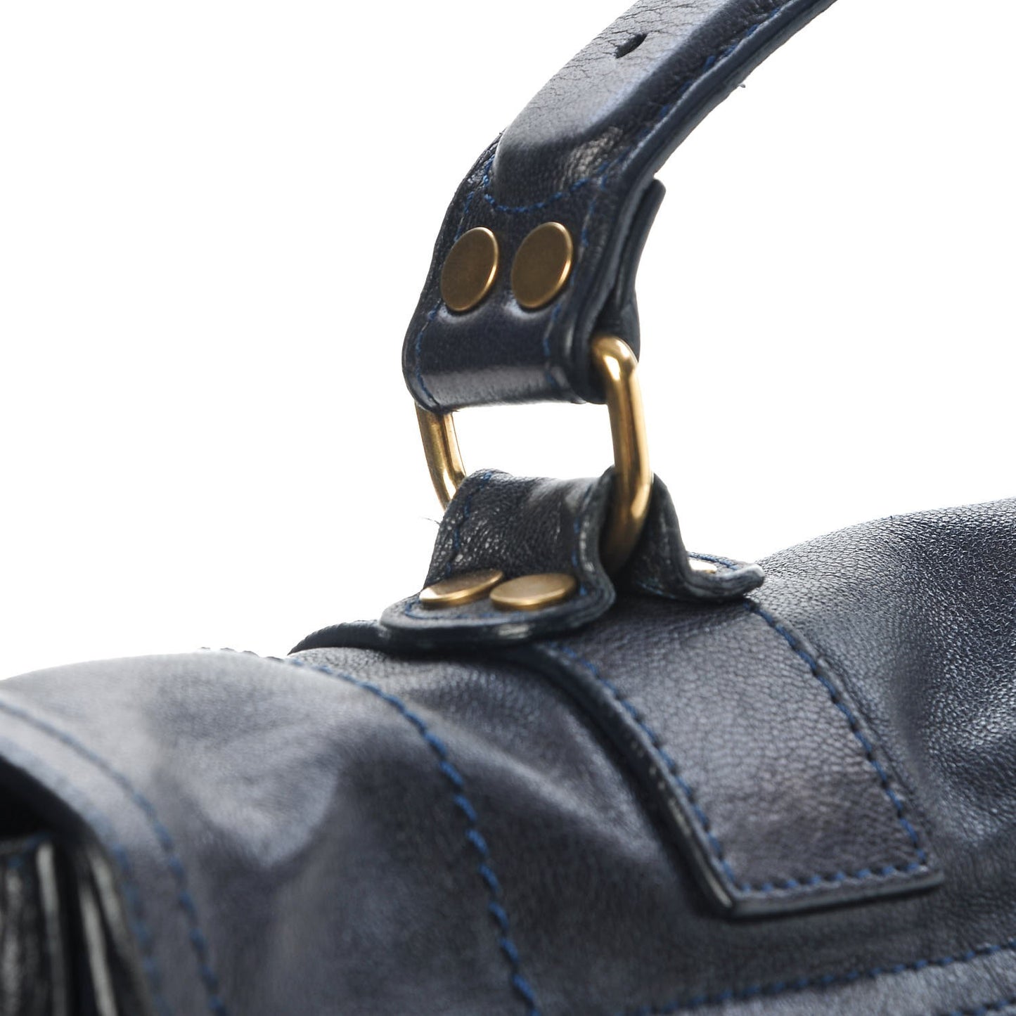 Lambskin Large PS1 Satchel Midnight