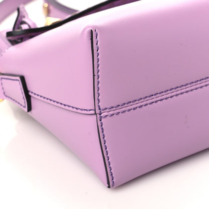 Fendi Vitello King Logo Embossed Mini By The Way Boston Bag Violetta 10 of 11