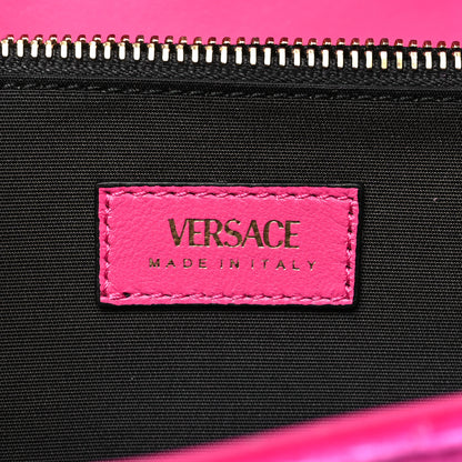 Versace Velvet Quilted Medusa Wallet On Chain Pink 6 of 9
