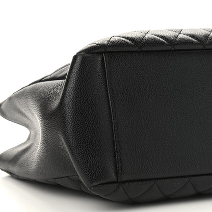 Chanel Caviar Quilted Grand Shopping Tote GST Black 8 of 9