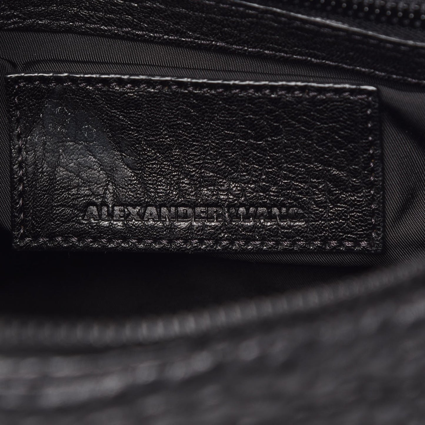 Pebbled Lambskin Rockie Black Matte Black Hardware