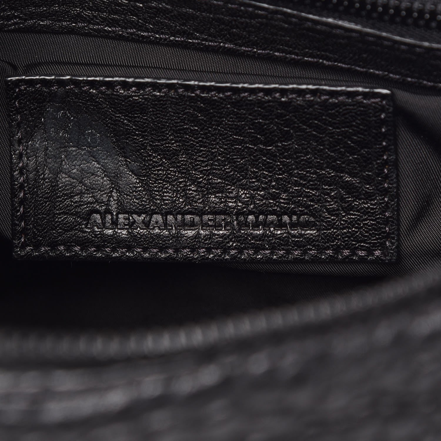 Alexander Wang Pebbled Lambskin Rockie Black Matte Black Hardware 6 of 10