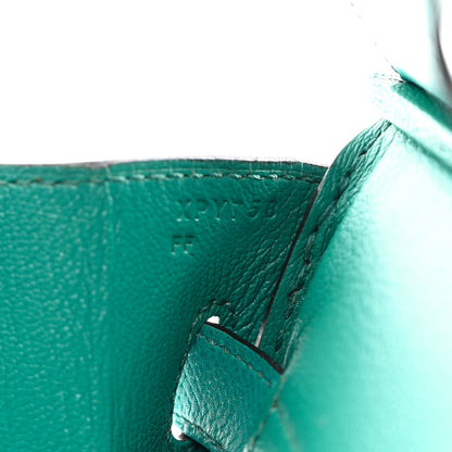 Hermes Epsom BIRKIN 30 Bleu Paon 7 of 12