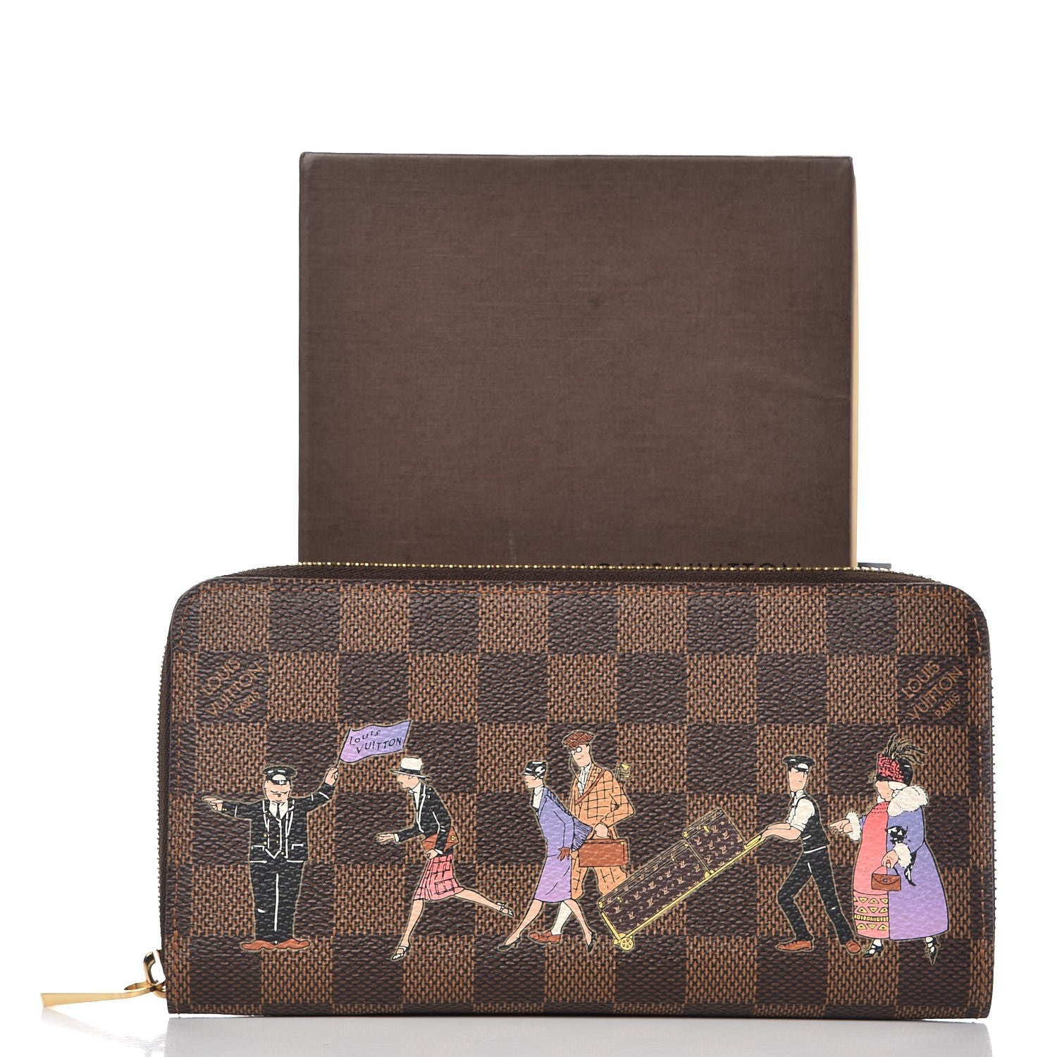 Louis Vuitton Monogram Illustre Zippy Wallet Violet 8 of 8