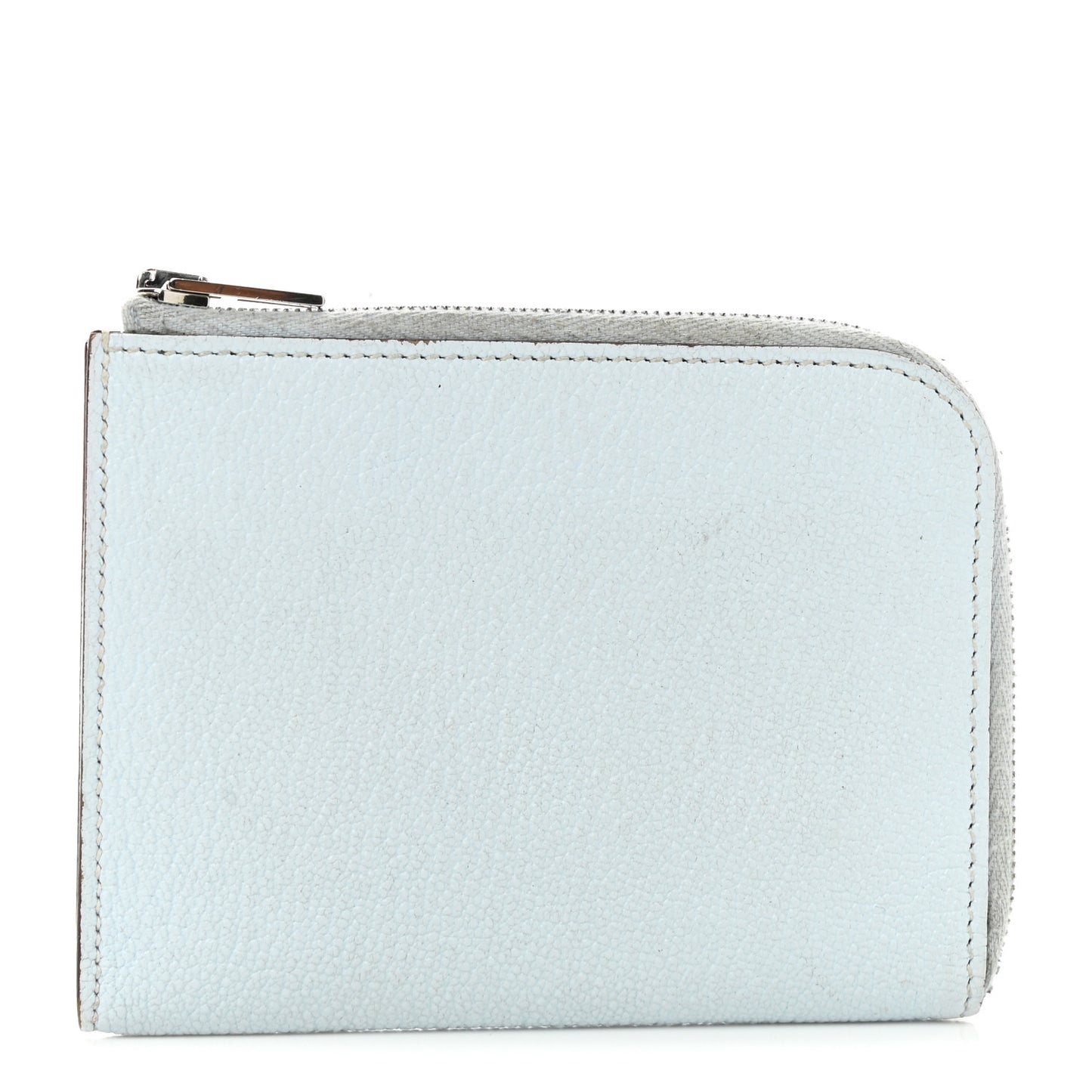 Chevre Mysore Remix Duo Wallet Blue Brume Vert Criquet