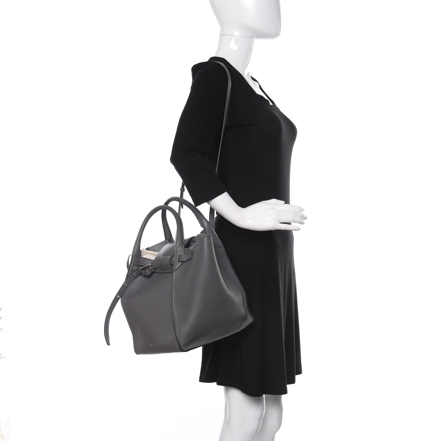 Celine Supple Calfskin Small Big Bag Medium Grey 2 of 11