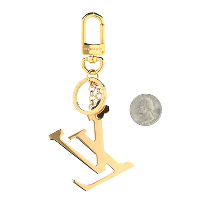 Louis Vuitton Metal Taurillon LV Capucines Bag Charm Key Holder Black 2 of 4