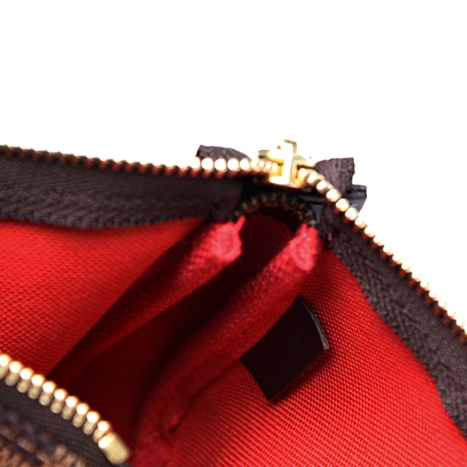 Louis Vuitton Damier Ebene Mini Pochette Accessories 5 of 9
