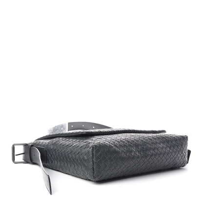 Bottega Veneta Nappa Intrecciato Messenger Bag Ferro Gray 4 of 13