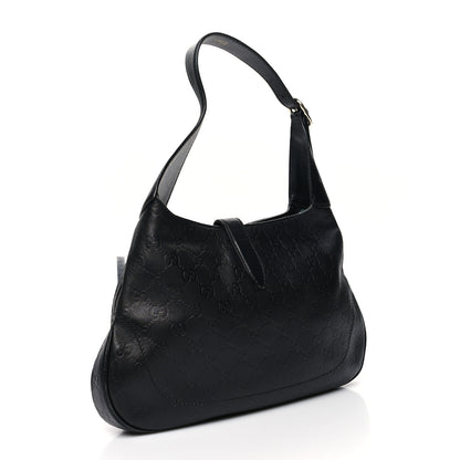 Gucci Guccissima Small Jackie O Hobo Black 4 of 13