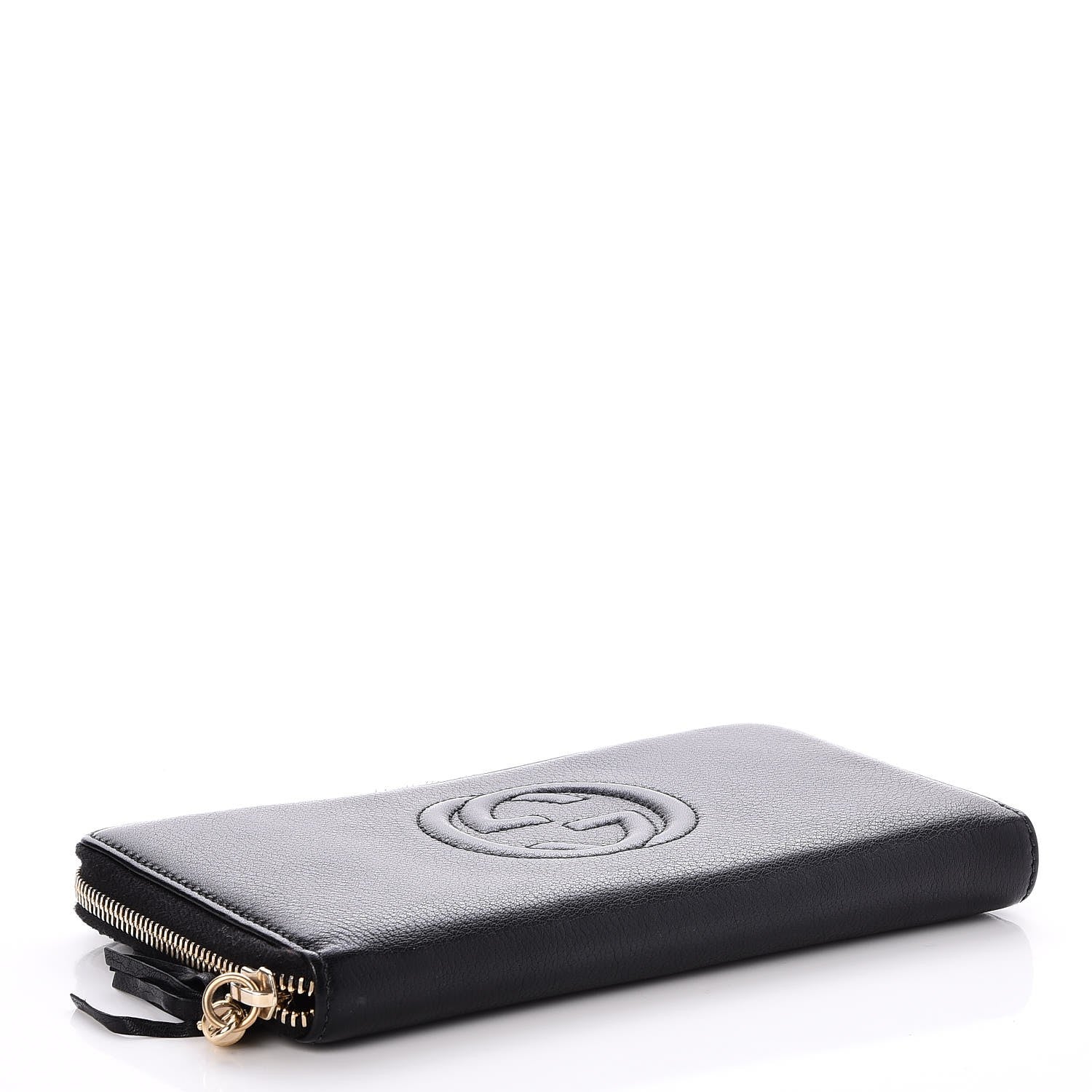 Gucci Calfskin Soho Zip Around Wallet Black 4 of 8