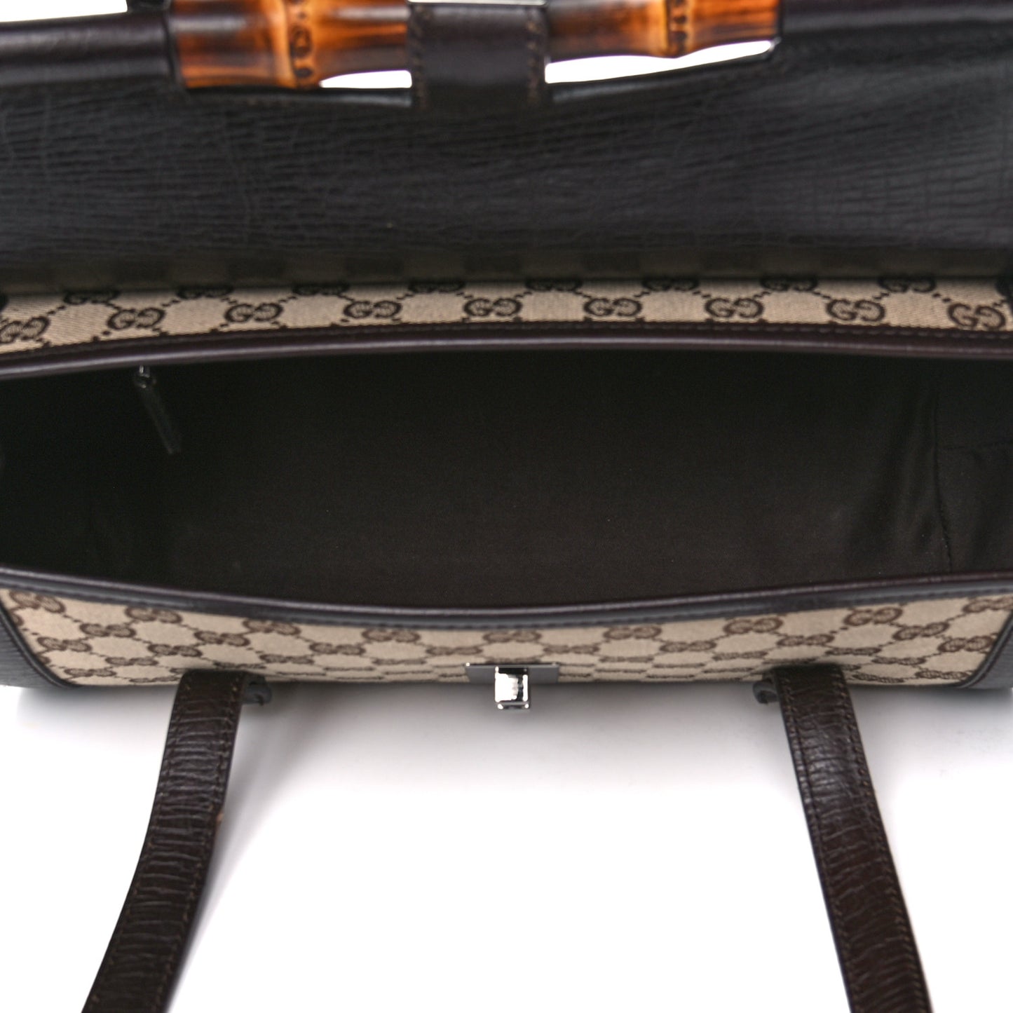 Monogram Bamboo Bullet Bag Dark Brown