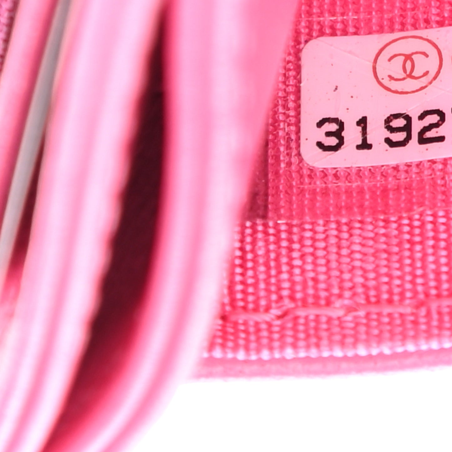 Lambskin Quilted Chanel 19 Card Holder Dark Pink