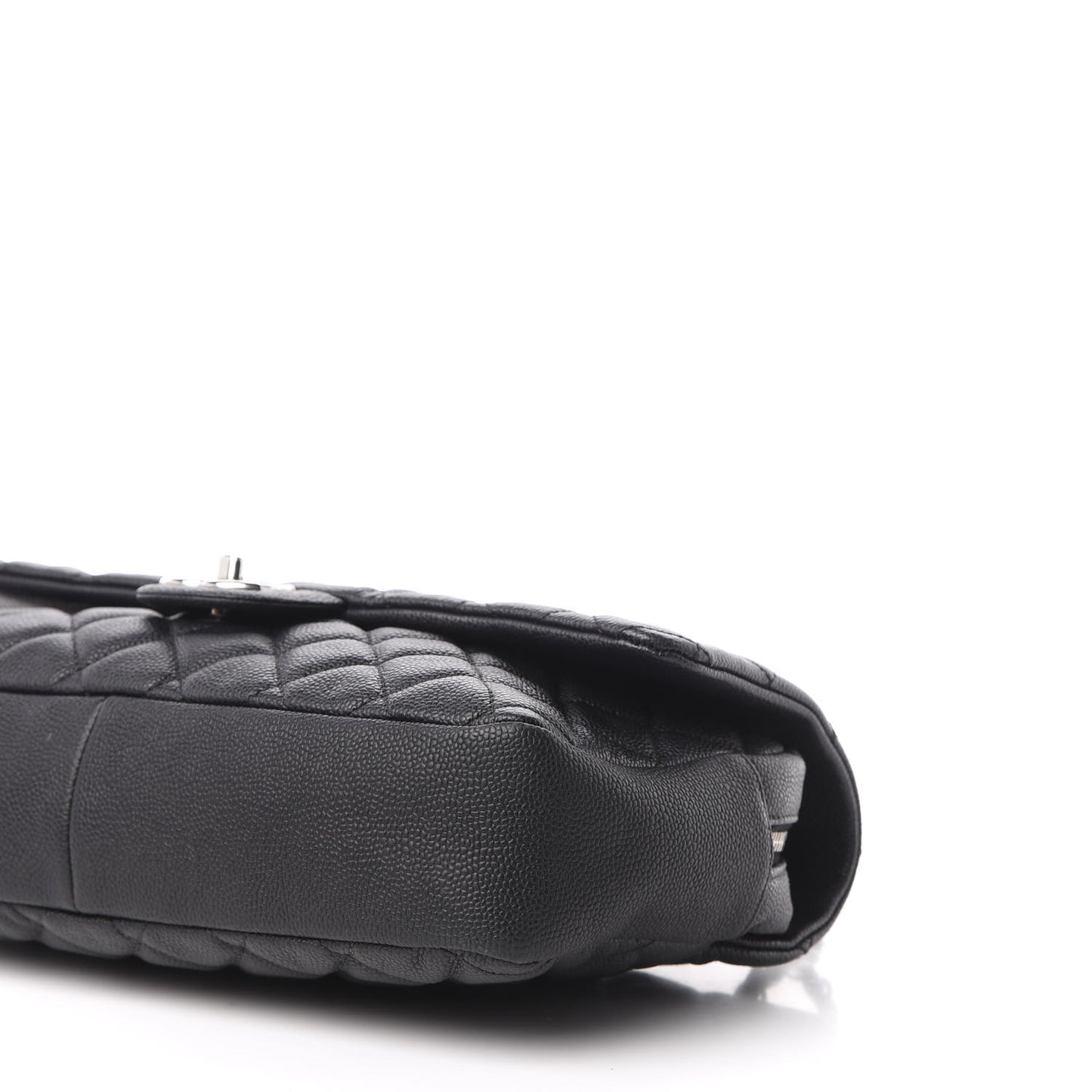 Caviar Quilted Jumbo Easy Flap Black