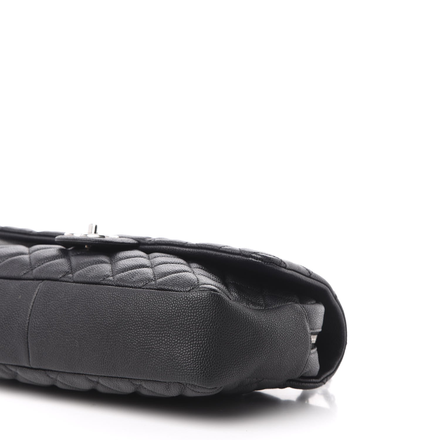 Chanel Caviar Quilted Jumbo Easy Flap Black 7 of 11
