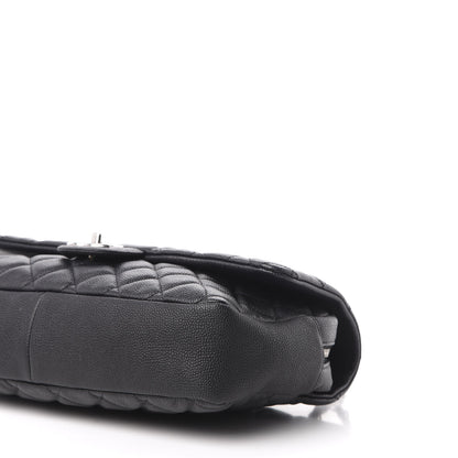 Chanel Caviar Quilted Jumbo Easy Flap Black 7 of 11