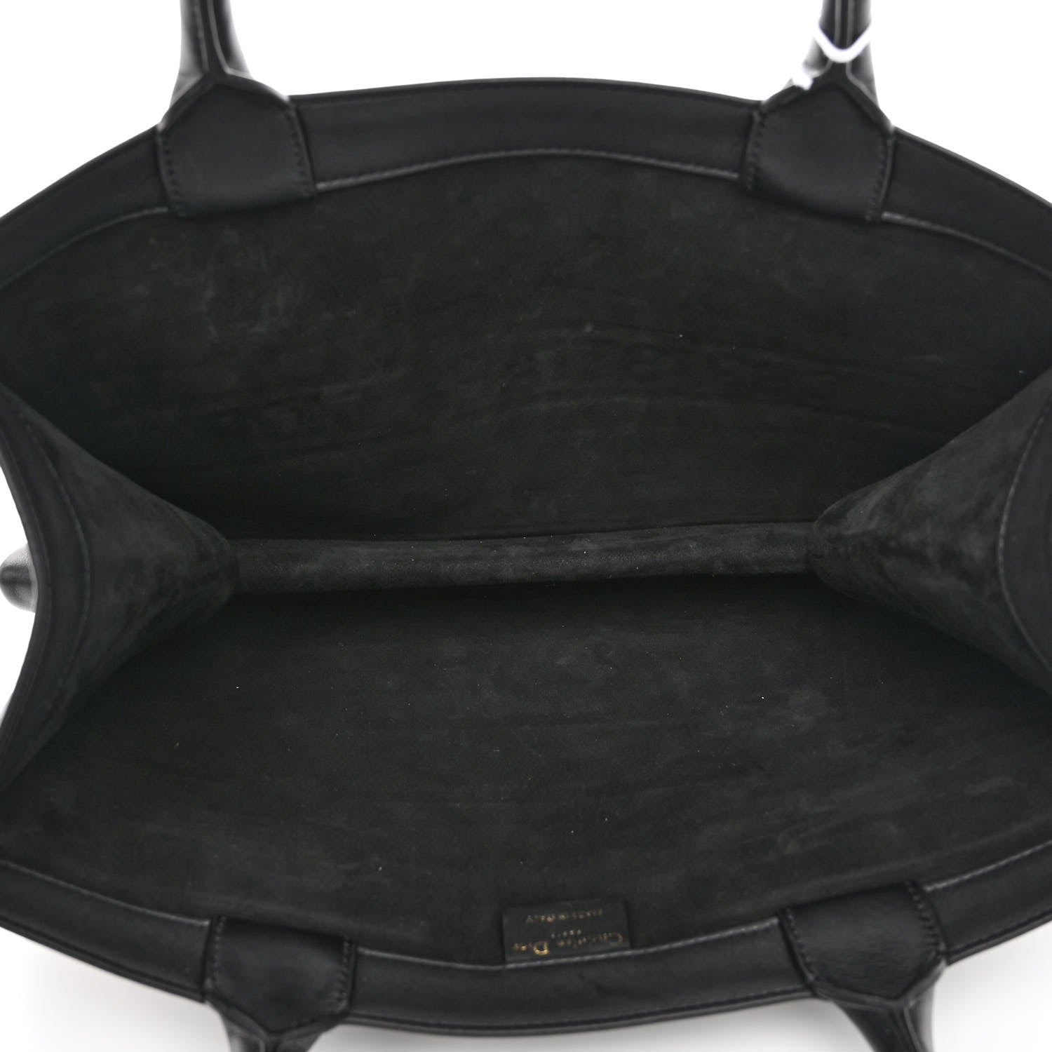 Christian Dior Calfskin Embossed Medium Book Tote Black 5 of 9
