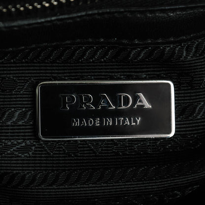 Prada Vernice Gaufre Tote Black 6 of 7