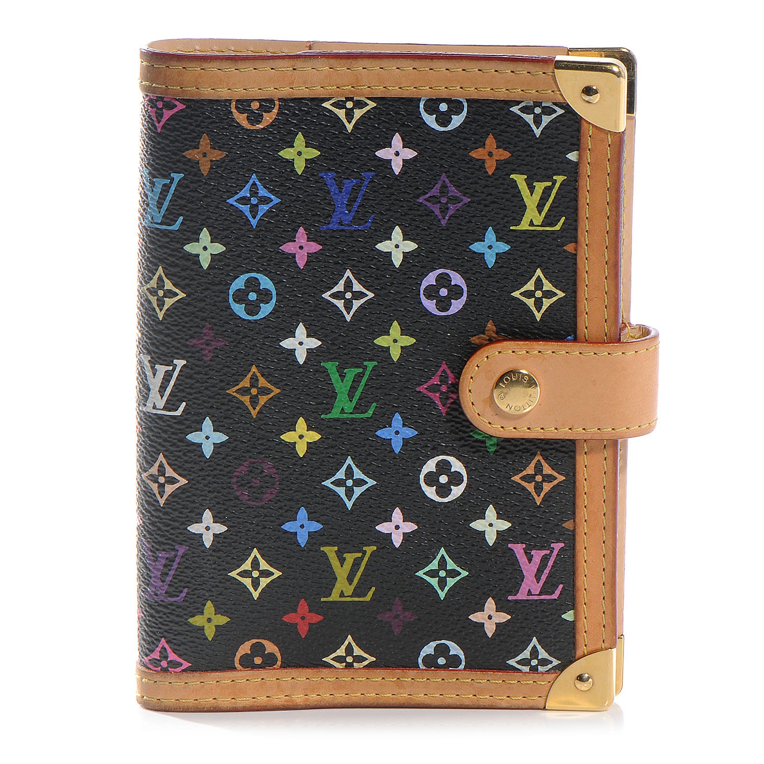 Louis Vuitton Monogram Multicolor Agenda PM Black 1 of 7