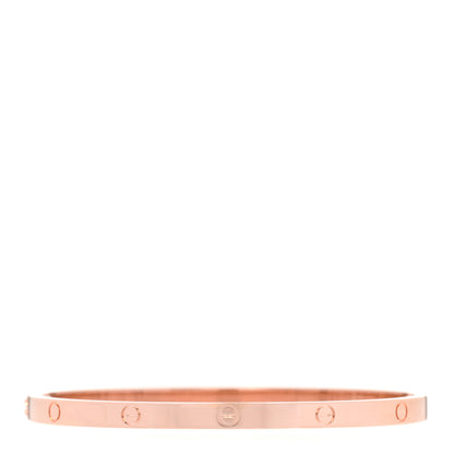 Cartier 18K Pink Gold Small LOVE Bracelet 16 2 of 5
