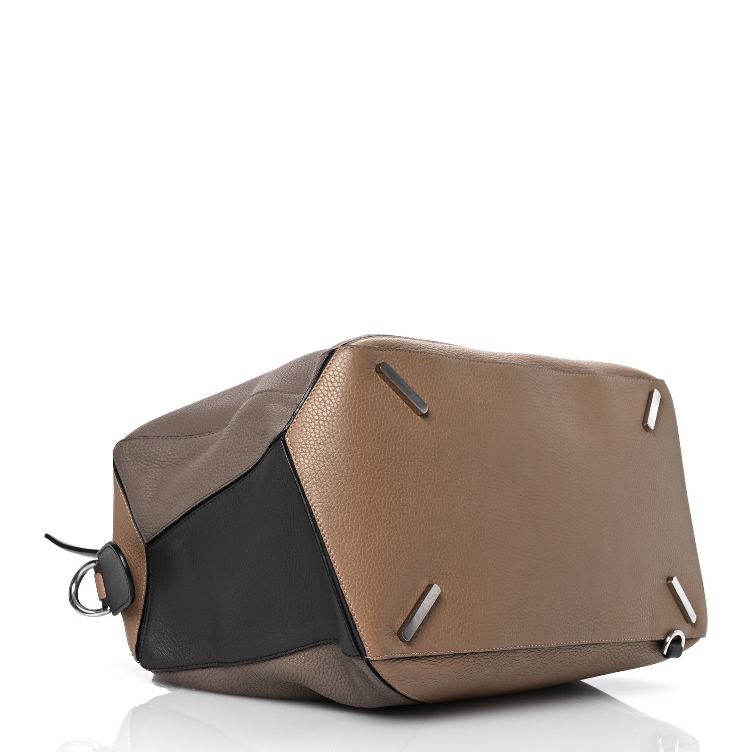 Loewe Grained Calfskin Large Puzzle Bag Sand Ash Multicolor 4 of 11