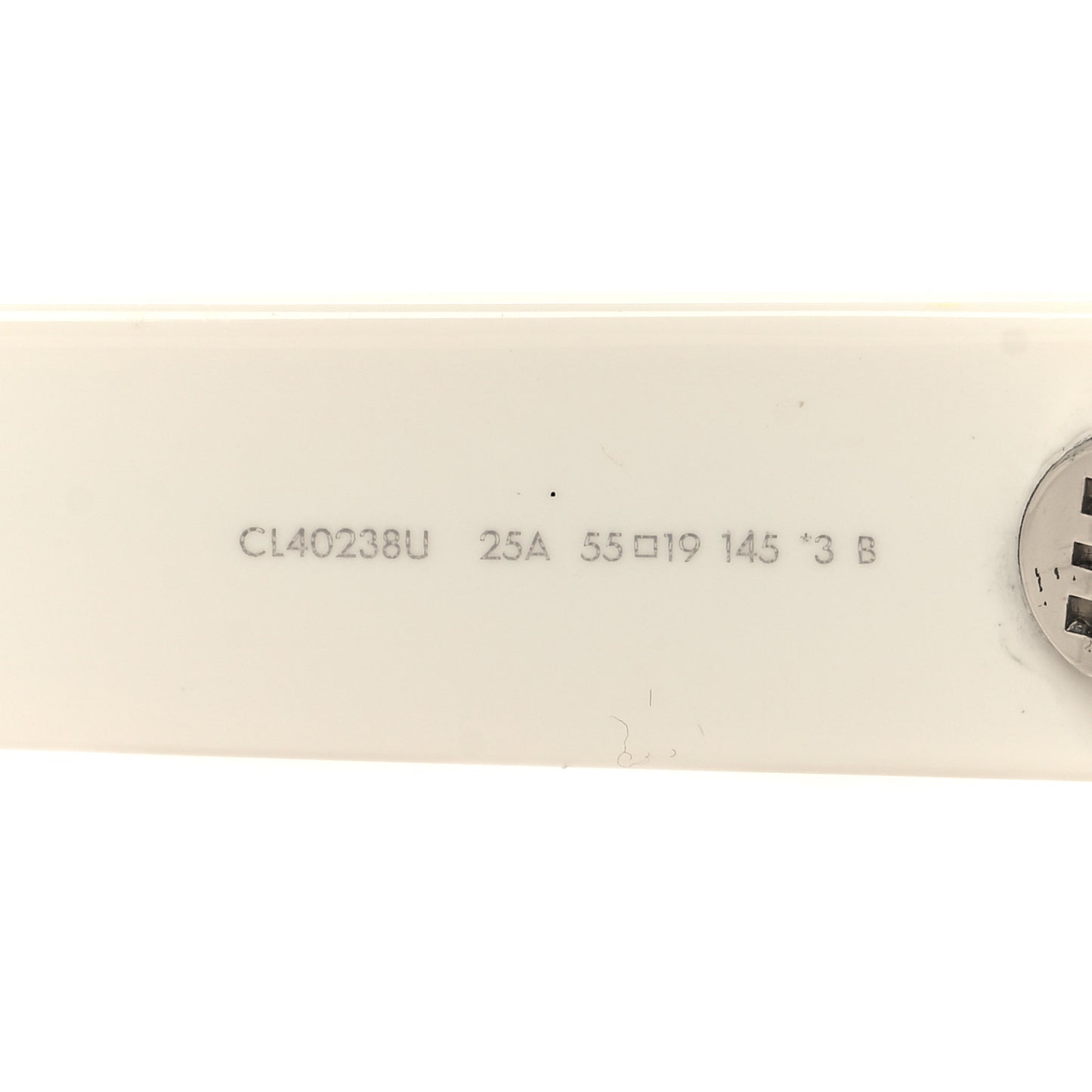 Acetate Triomphe 01 Sunglasses CL 40238U White