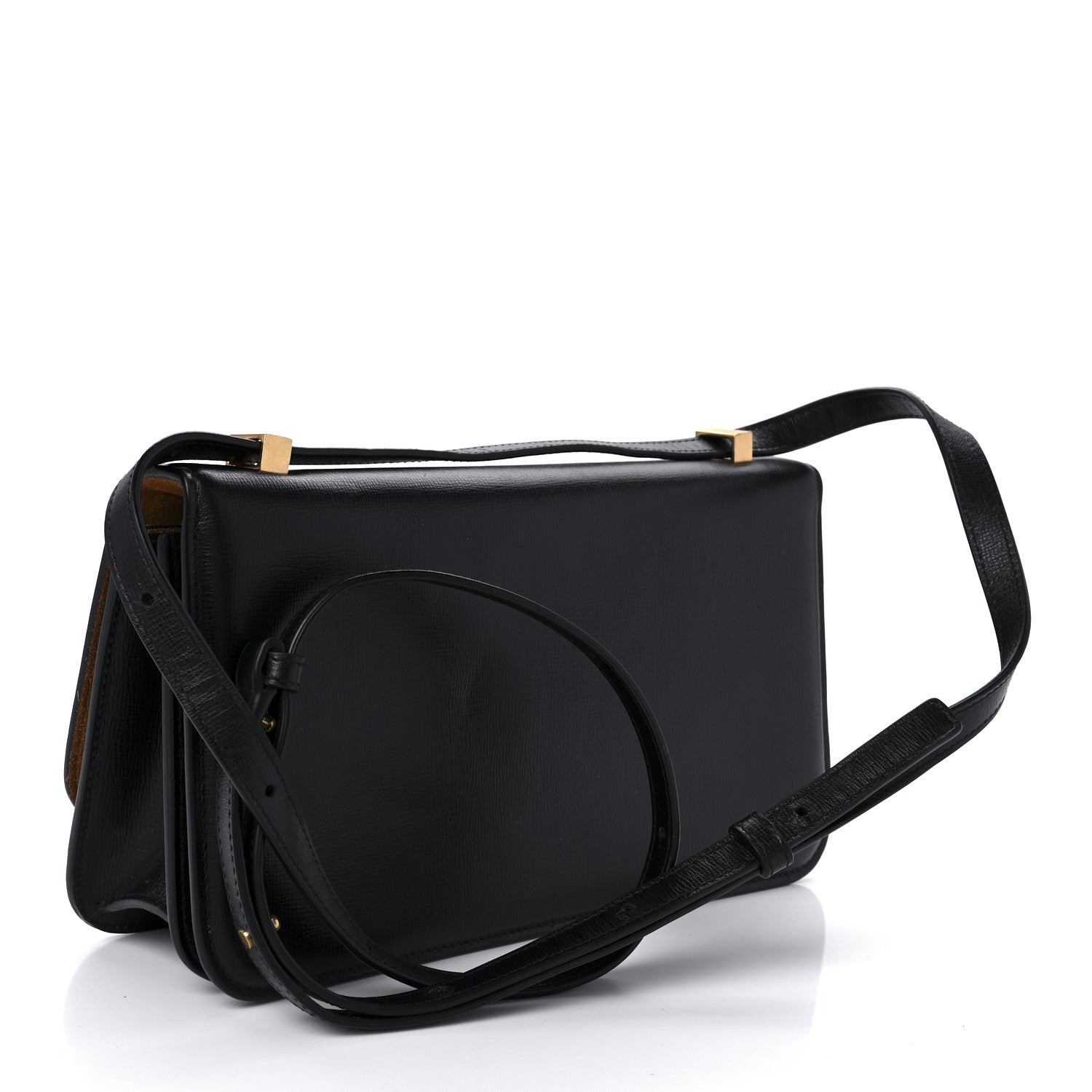 Bottega Veneta Spazzolato Calfskin Mini Classic BV Bag Black 3 of 9