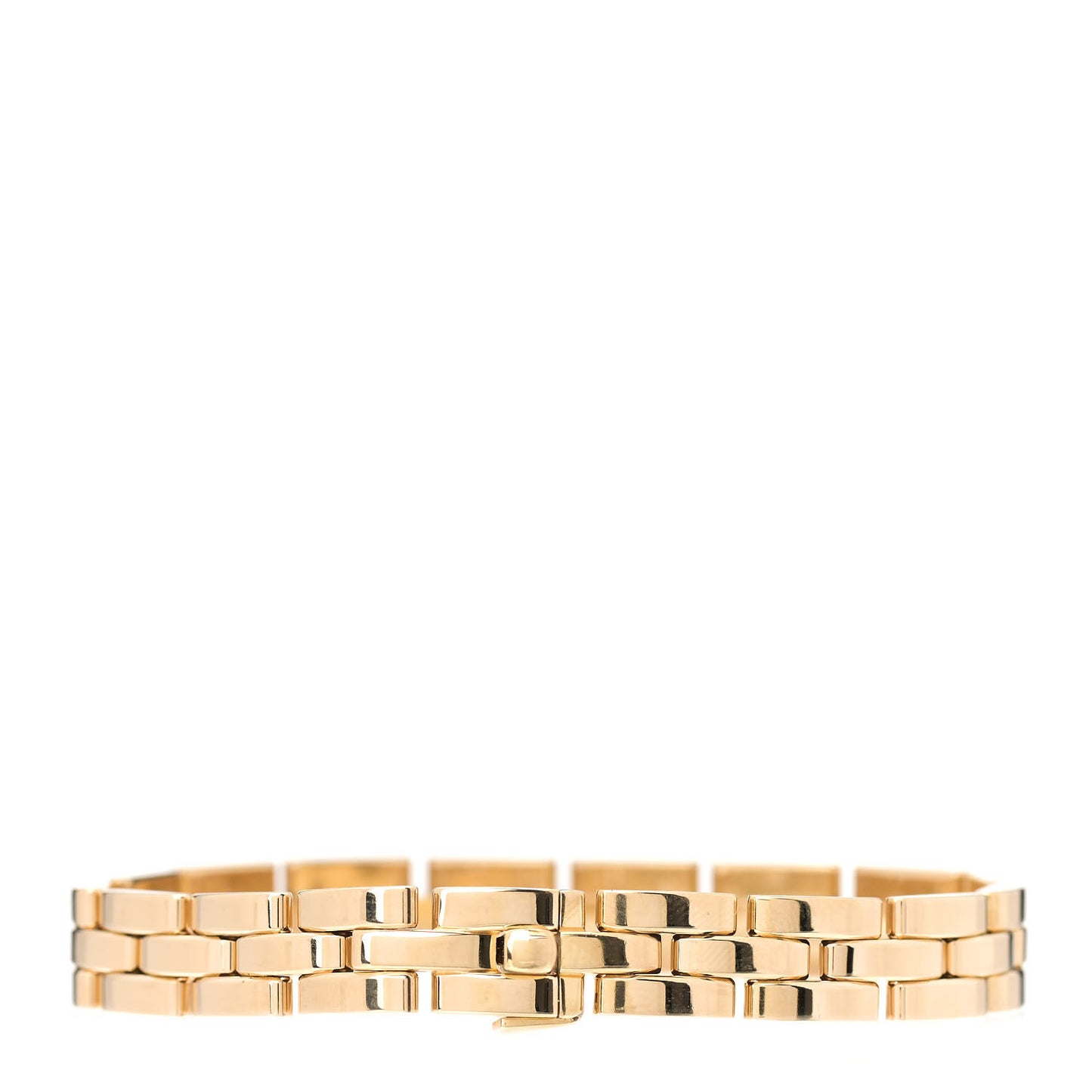 18K Yellow Gold Panthere Maillon 3 Link Bracelet