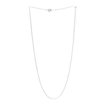 Tiffany 18K White Gold Chain Necklace 18" 3 of 5