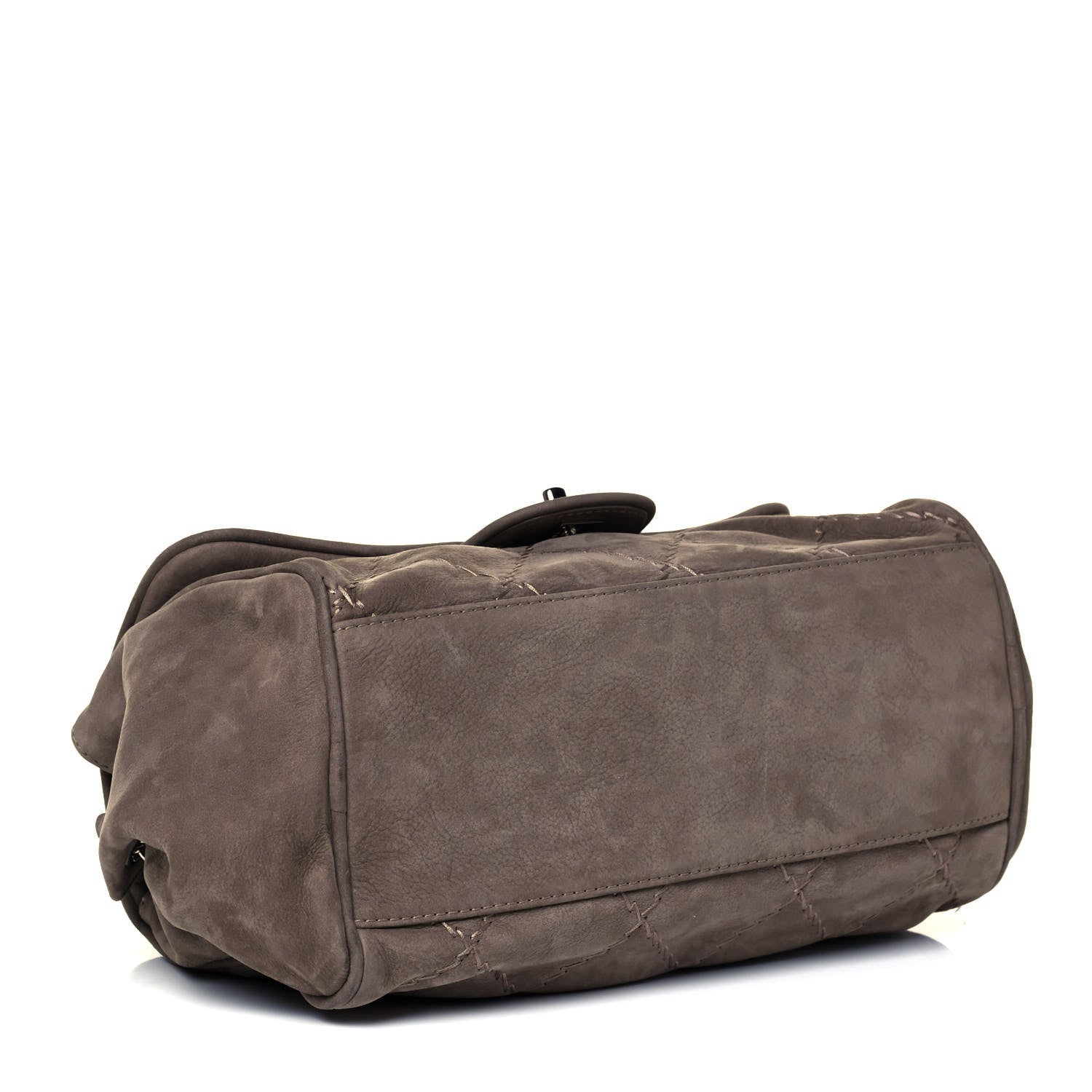 Chanel Suede Ultimate Stitch Flap Light Grey 4 of 9