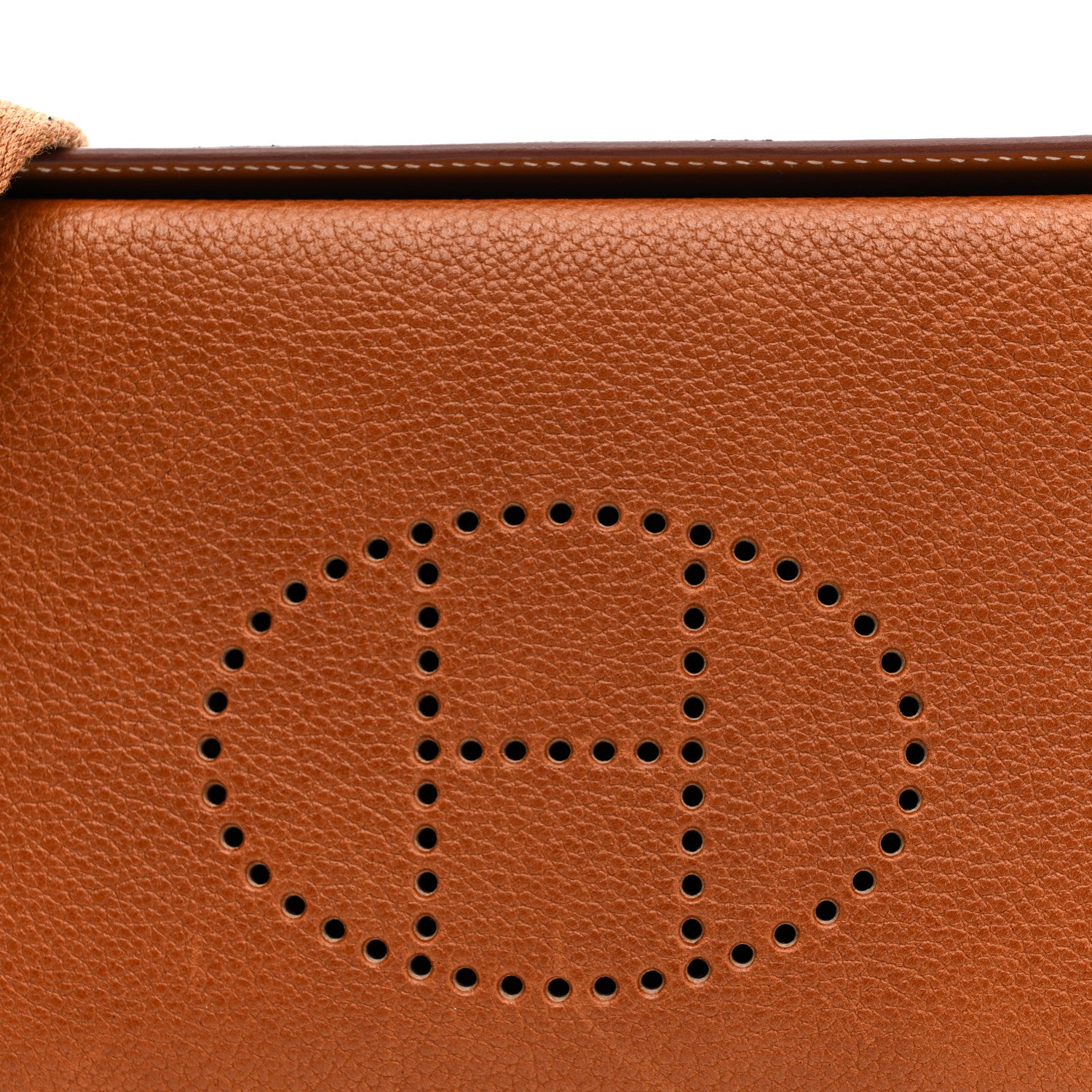 Hermes Barenia Faubourg Videpoches Fauve Gold 8 of 13