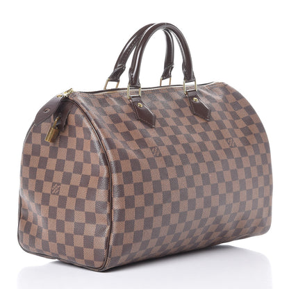 Louis Vuitton Damier Ebene Speedy 35 3 of 9