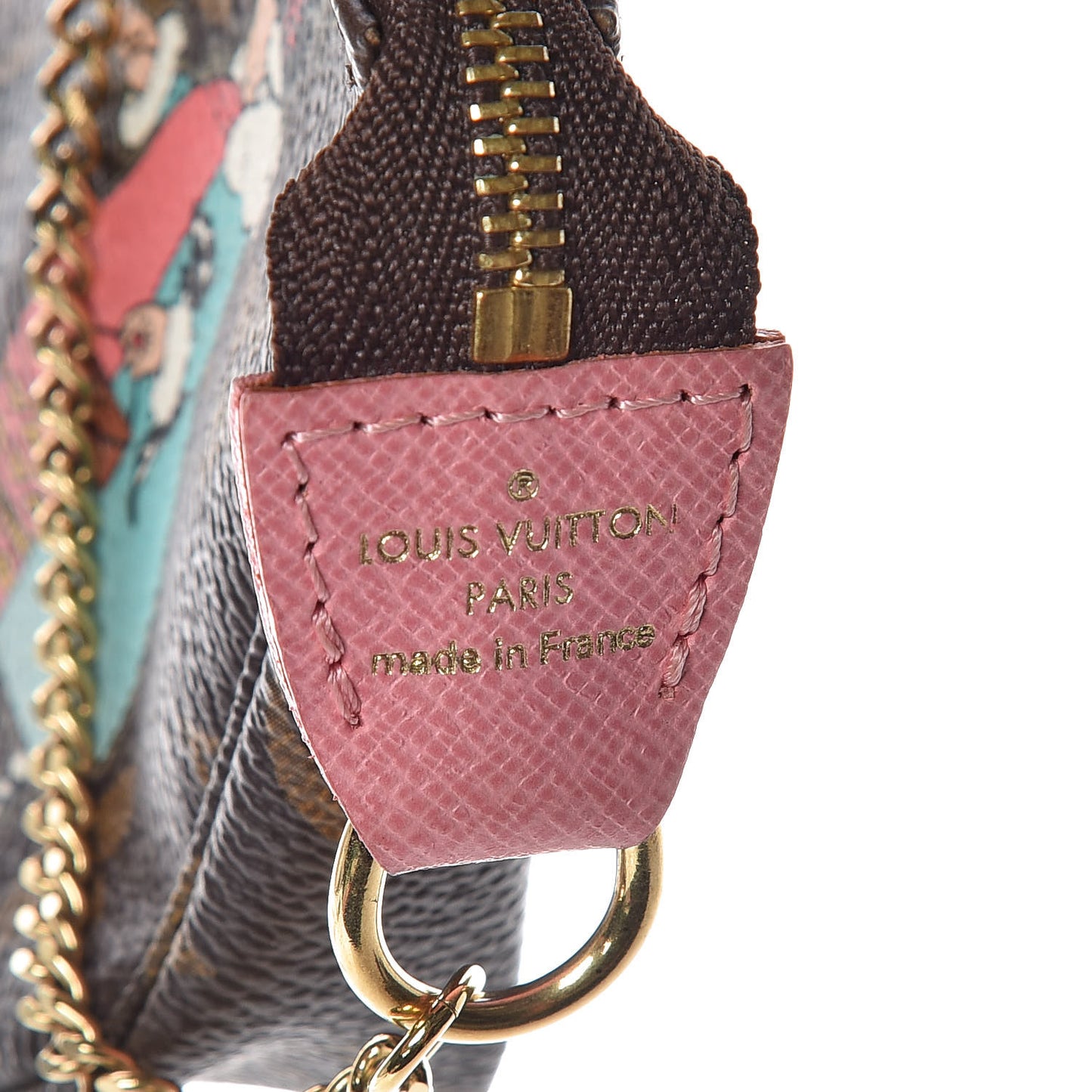 Monogram Illustre Mini Pochette Accessories Rose
