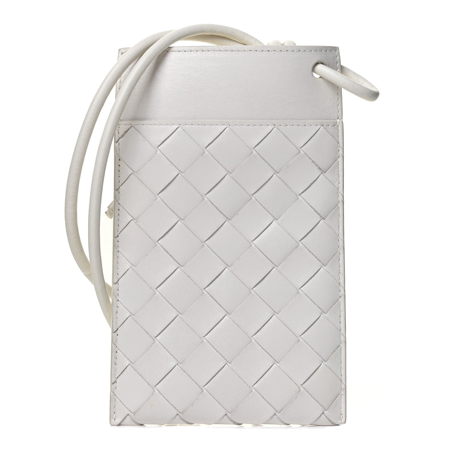 Bottega Veneta Nappa Intrecciato iPhone Wallet White 1 of 7