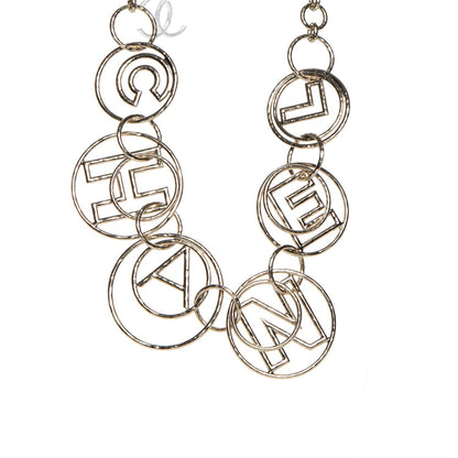 Chanel CC Logo Necklace Gold 1 of 5