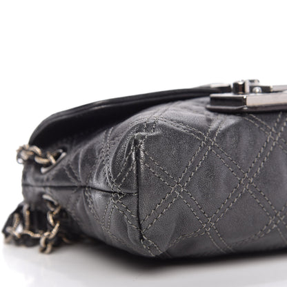 Marc Jacobs Metallic Lambskin Baroque Single Flap Grey 6 of 10