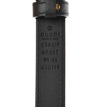 Gucci Calfskin Double G 20mm Belt 90 36 Black 6 of 6