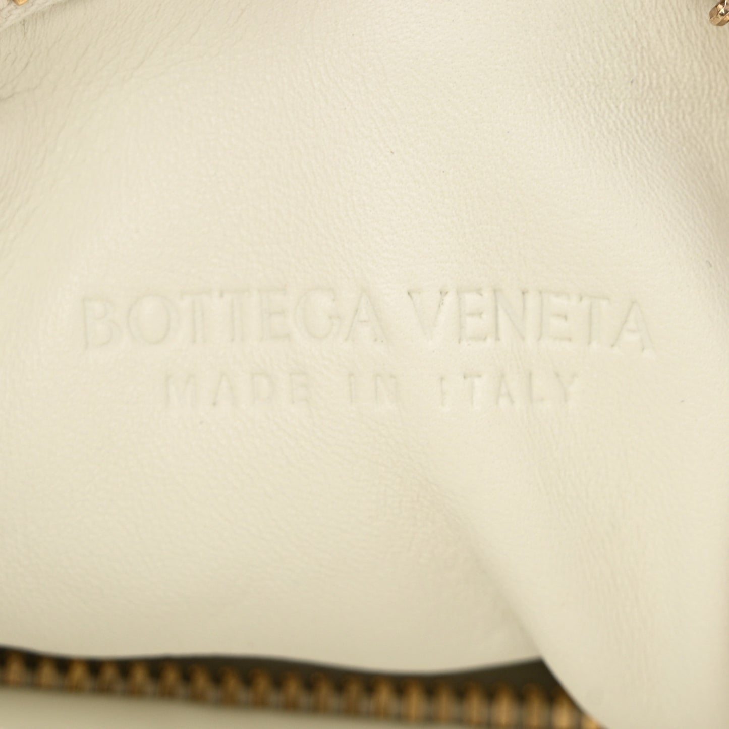 Patent Nappa Intrecciato Mini Jodie White