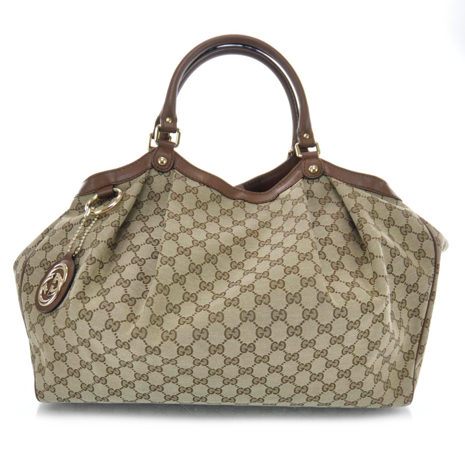 Gucci Monogram Large Sukey Brown 1 of 11